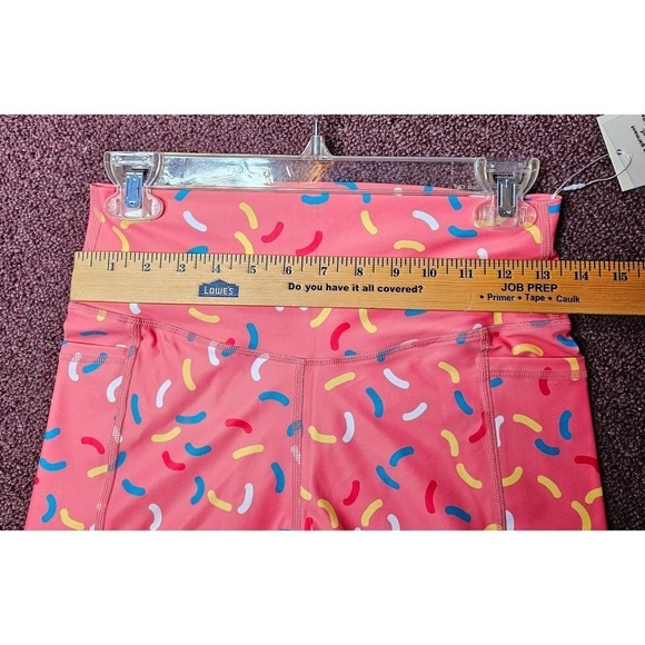 Feed Me Fight Me NWT Shorts M. Donut Sprinkles. Bright. Active wear. M - Picture 6 of 9